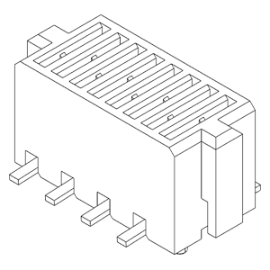 Board to Board Connectors IMSA-9850S-08W-GF1