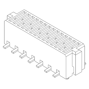 Board to Board Connectors IMSA-9850S-14W-GF1