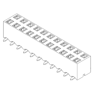 Socket Connectors IMSA-9162S-22B-T