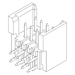 Board to Board Connectors IMSA-9184B-08A-PT1