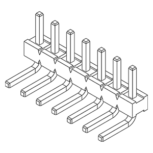 Pin Header Connectors IMSA-9203B-1-07Z243-GF