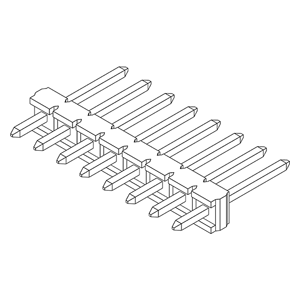 Pin Header Connectors IMSA-13017B-08C-PT1