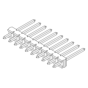 Pin Header Connectors IMSA-13017B-10B-PT1