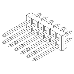 Pin Header Connectors IMSA-13017B-12A-PT1