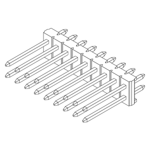 Pin Header Connectors IMSA-13017B-2-18Z900