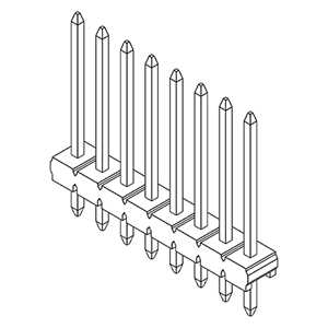 Pin Header Connectors IMSA-13040B-08B-PT1