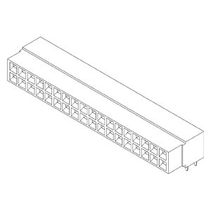 Socket Connectors IMSA-9241S-36Z903