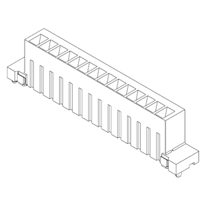 Socket Connectors IMSA-9257S-14H-TM1