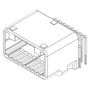 I / O Connectors IMSA-9491B-16B-TW