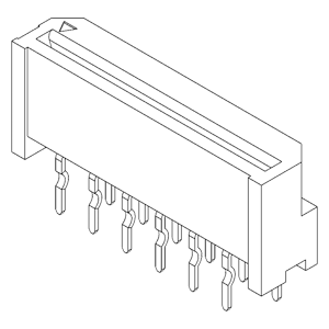 FPC / FFC Connectors IMSA-9604S-12C-Sn Reflow