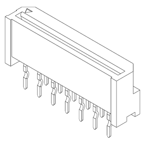 FPC / FFC Connectors IMSA-9604S-13C-Sn Reflow