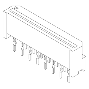 FPC / FFC Connectors IMSA-9604S-15C-Sn Reflow