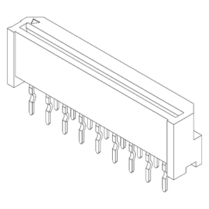 FPC / FFC Connectors IMSA-9604S-17C-Sn Reflow