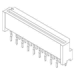 FPC / FFC Connectors IMSA-9604S-18C-Sn Reflow