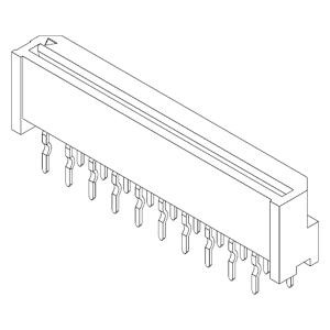 FPC / FFC Connectors IMSA-9604S-20C-Sn Reflow