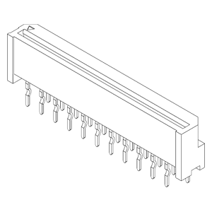 FPC / FFC Connectors IMSA-9604S-22C-Sn Reflow