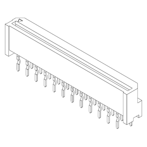 FPC / FFC Connectors IMSA-9604S-24C-Sn Reflow