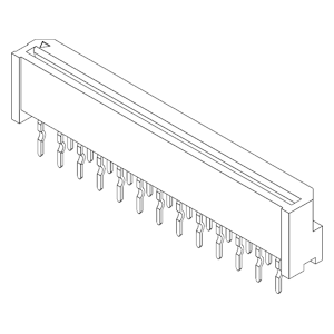 FPC / FFC Connectors IMSA-9604S-25C-Sn Reflow