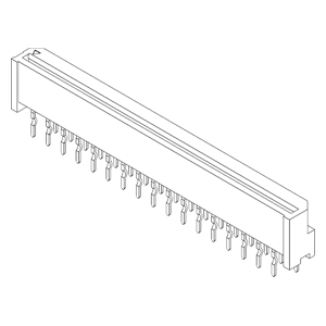 FPC / FFC Connectors IMSA-9604S-34C-Sn Reflow