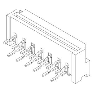 FPC / FFC Connectors IMSA-9604S-13F-Sn Reflow