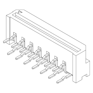 FPC / FFC Connectors IMSA-9604S-14F-Sn Reflow