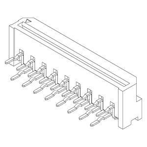 FPC / FFC Connectors IMSA-9604S-17F-Sn Reflow