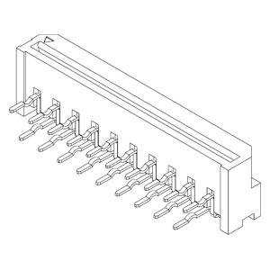 FPC / FFC Connectors IMSA-9604S-19F-Sn Reflow