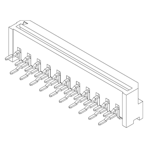 FPC / FFC Connectors IMSA-9604S-21F-Sn Reflow