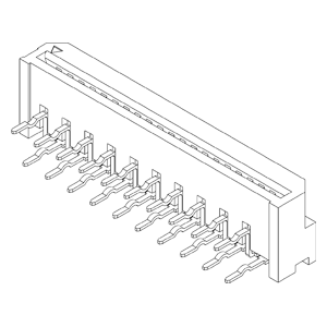 FPC / FFC Connectors IMSA-9604S-22F-Sn Reflow