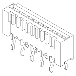 FPC / FFC Connectors IMSA-9610S-10A-TR