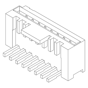 FPC / FFC Connectors IMSA-9610S-08Y925