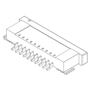 FPC / FFC Connectors IMSA-9617S-10P-GFN4