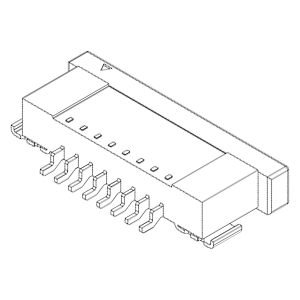 FPC / FFC Connectors IMSA-9617S-08R-GFN4