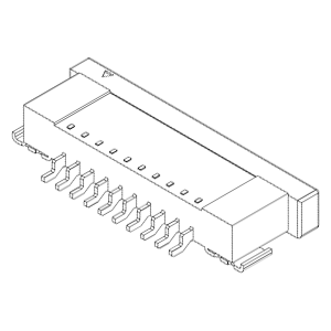 FPC / FFC Connectors IMSA-9617S-10R-GFN4