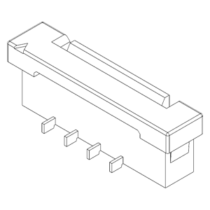 FPC / FFC Connectors IMSA-9619S-08H-GFN4