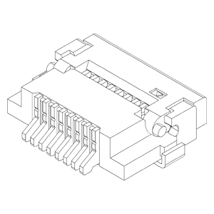 FPC/FFC用コネクタ IMSA-9637S-08A-GFN4