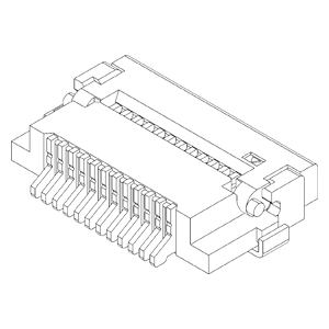 FPC / FFC Connectors IMSA-9637S-12Y800-