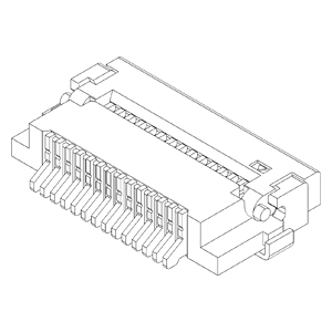 FPC/FFC用コネクタ IMSA-9637S-14Y800-