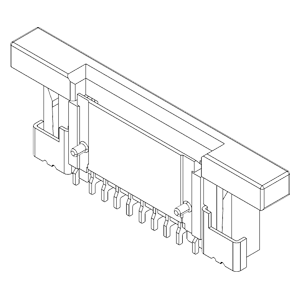 FPC / FFC Connectors IMSA-9664S-08Y811