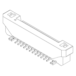 FPC / FFC Connectors IMSA-9687S-25F-GFN4