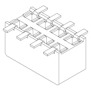 Socket Connectors IMSA-9706S-08Z05-GF