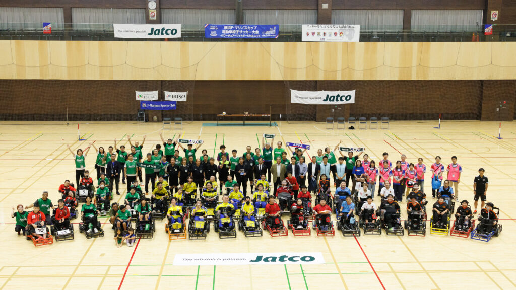2025년 전동 휠체어 축구 대회 집합 사진