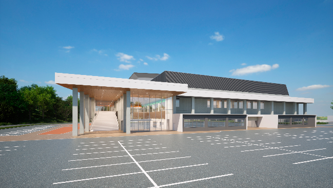 横手市立体育館 完成予想図2